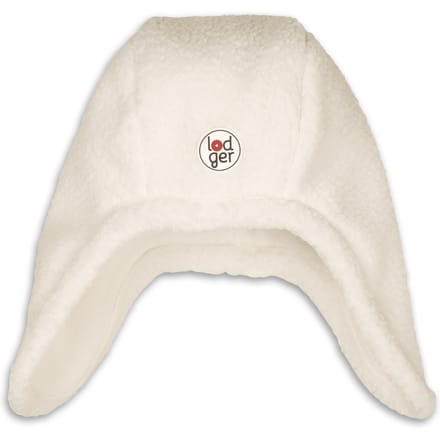 Lodger - Fleece muts teddy baby winter - wit - maat 3-6 maanden - fleece