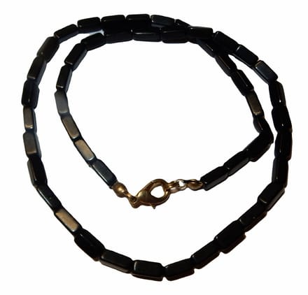 Onyx Blokjes Collier