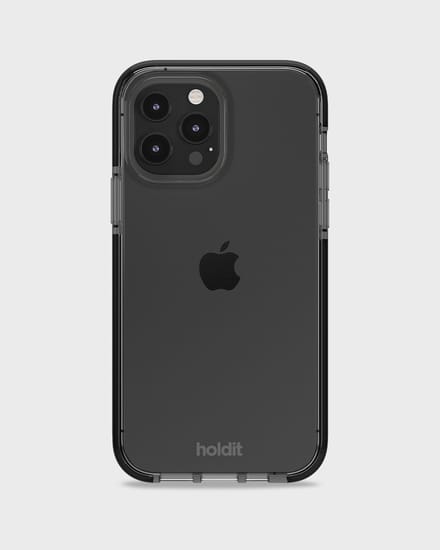Holdit Seethru Case geschikt voor Apple iPhone 13 Pro - Zwart
