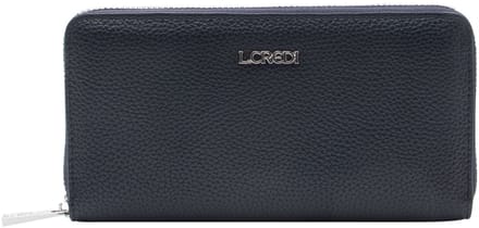 L.CREDI portemonnee Perla Zip Around Wallet Marine donkerblauw