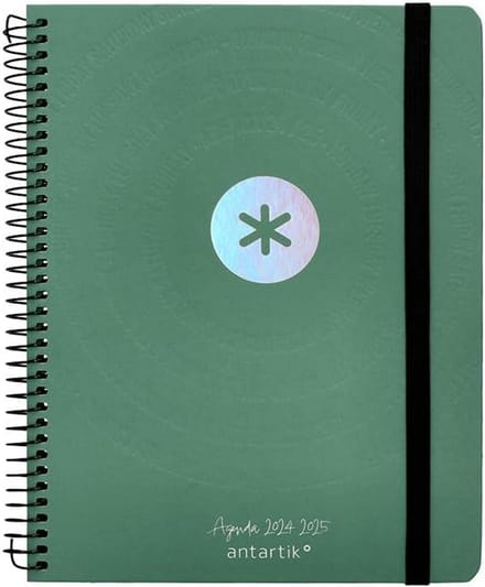 Schoolagenda A5 Groen Weekoverzicht Schooljaar 24-25