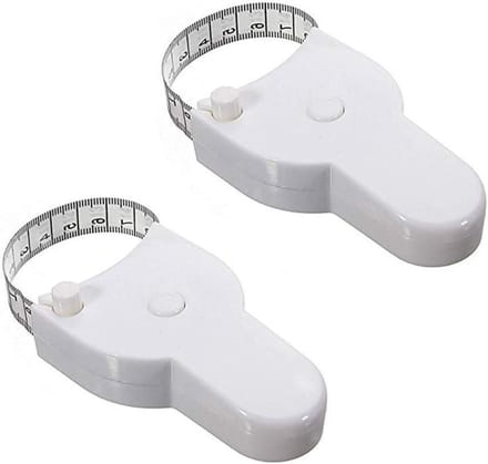 Meetlint Set - Intrekbare Schaal - Lichaam Meten - Dubbelzijdig Afleesbaar - 150 cm - Wit