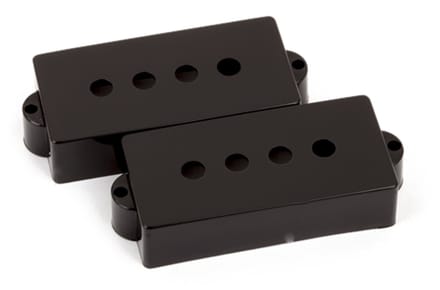 Fender Pickup Cover Precision bas zwart - Basgitaaronderdeel