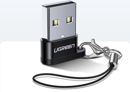 USB - C - - (vrouwelijk) - USB - (mannelijk) - adapter - Ugreen - US280 - zwart