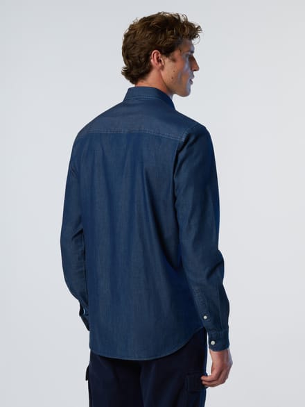 North Sails Overhemd Denim keperstof
