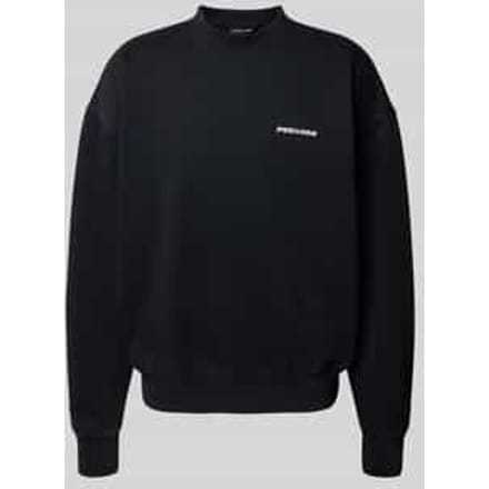 Oversized sweatshirt met logostitching