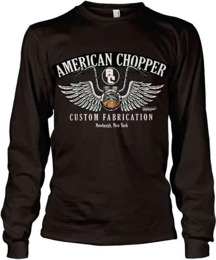 American Chopper Longsleeve shirt -L- Handlebar Zwart