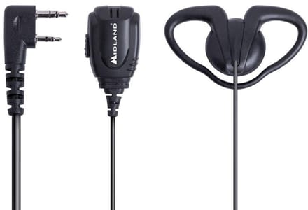 Midland BA24 D-Ring Headset voor de Kenwood TK-3401D