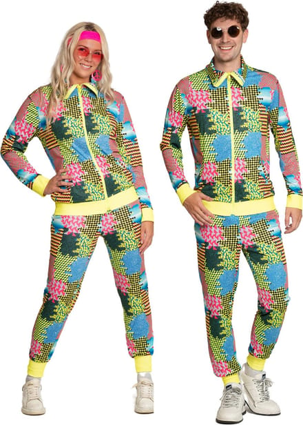 Neon Disco Shell Suit - XL