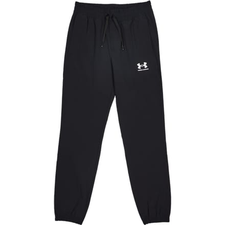 Under Armour Vibe Broeken Kinder - Zwart - Maat 122 - 127 CM - Poly Woven