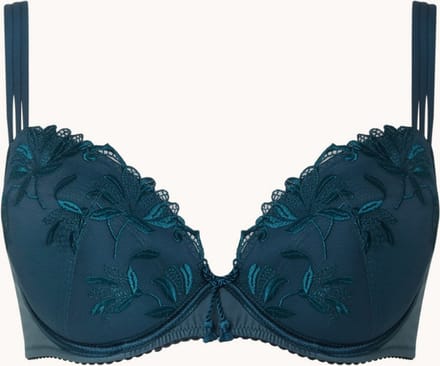 Aubade Lovess plunge beugel bh met uitneembare push-up - Groen - Maat 70D