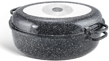 Edënbërg Stonetec Line - Braadpan van Gesmeed Aluminium - 2-delige set - 8.0 liter