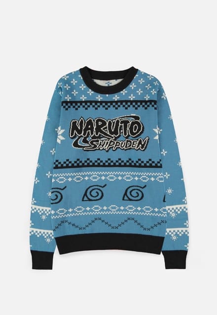 Naruto Shippuden - Logo Heren kersttrui - meerkleurig - M