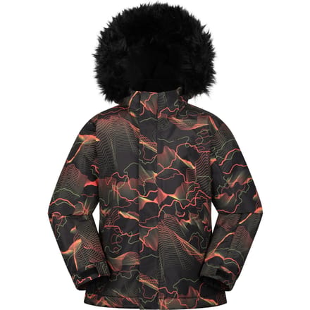 Mountain Warehouse Kinder/Kinder Berg Abstract Ski jas (Zwart)