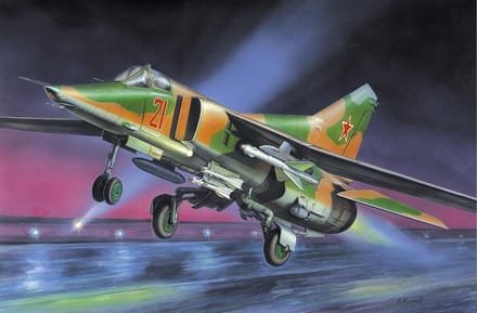 Zvezda Modelbouwpakket Militaire voertuigen - 7228 MiG-27 Sovjet jachtbommenwerper -Flogger-D- - Gevechtsbommenwerper - Straaljager Plastic - 1:72 - Modelbouw