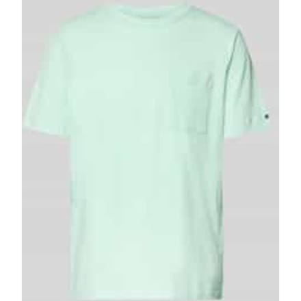 Regular fit T-shirt van katoenmix