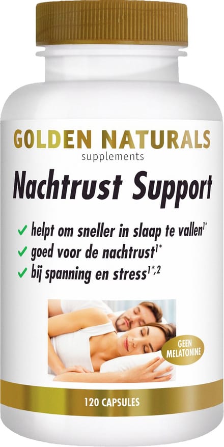 Golden Naturals Nachtrust Support (120 veganistische capsules)