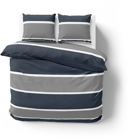 Dekbedovertrek 100% Katoen Premium - 240 x 220cm - StripeLines Blue