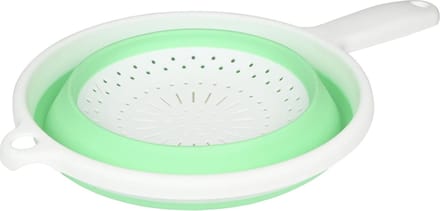 Benson Vergiet - opvouwbaar - ruimtebesparend - groen/wit - D22 cm - hittebestendig tot 140 graden