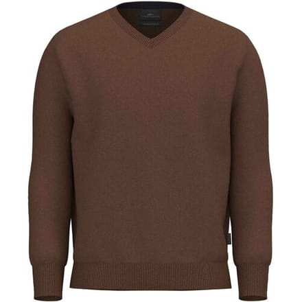 Fynch-Hatton Trui V-Neck Uni Color Cashmere Hazel / male