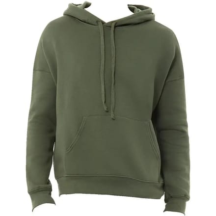 Bella+Canvas Unisex Sponge Fleece Pullover DTM Hoodie CV3729 - Military Green - S