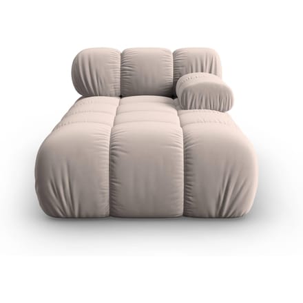 Modulair-chaise longue Tropea rechts velvet | Milo Casa