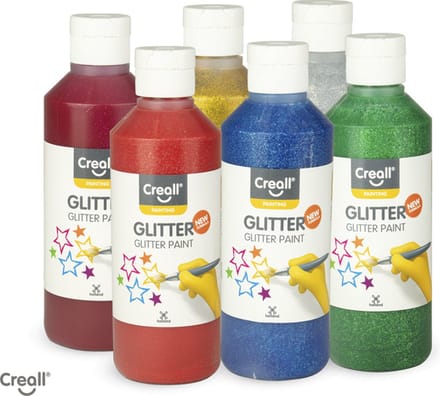 Creall Glitter Assortiment 6x250 ml