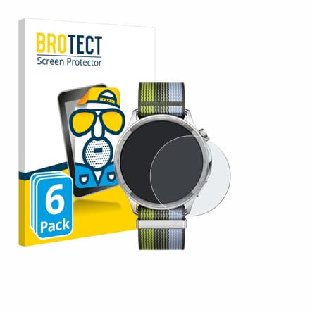 BROTECT - Screenprotector voor Oppo Watch S - Folie Beschermfolie matte 6 Stuks