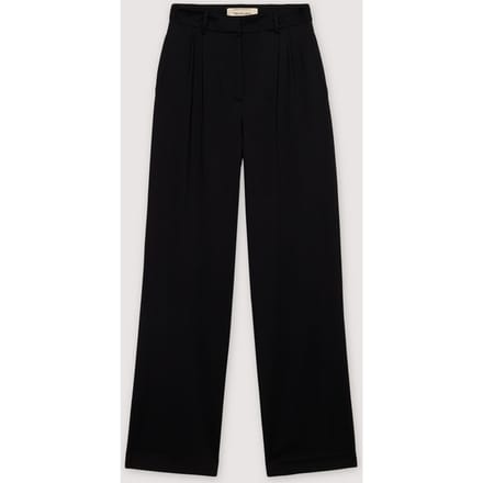 broek grote vrouw zwart