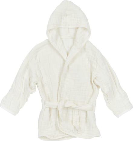 Meyco Baby Uni badjas - pre-washed hydrofiel - offwhite - 74/80