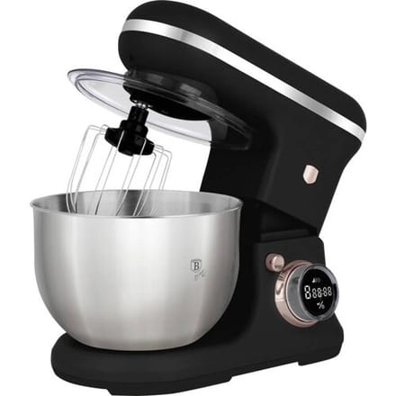 BerlingerHaus BH/9897 Foodprocessor 1500 W Zwart, Rose gold