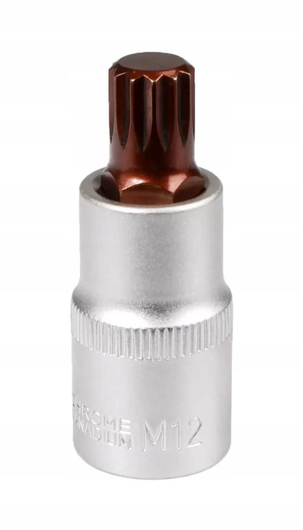 MJW Bit Dopsluiting 1/2" Spline M12 CrV/S2