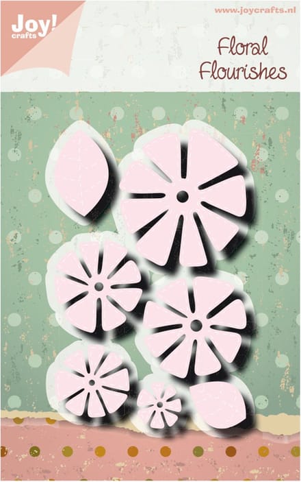 Joy!Crafts Snijstencil - Noor Charlotte Bloem stikdesign