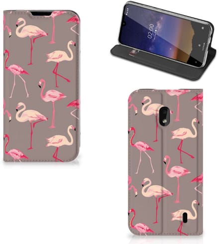 Nokia 2.2 Hoesje maken Flamingo
