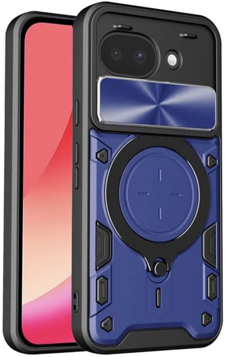 Hoesje geschikt voor Google Pixel 10a - Techsuit CamGuard Pro Back Cover - Blauw
