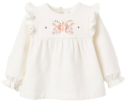 Zippy 3107404901 Sweatshirt Wit 6-9 Months Meisje
