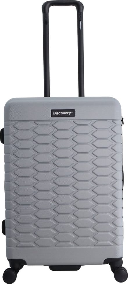 Discovery - Reptile | Harde Koffer / Trolley / Reiskoffer / Valies - 67 cm (Medium) - Zilver - Zilver / Medium