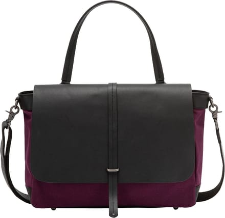 DuDu Schoudertas leer 37 cm - Dames - pflaume