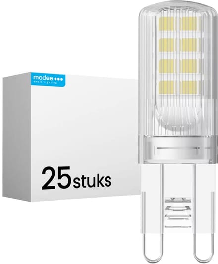 Modee LED Lamp G9 - 2.6W 2700K 320lm 230V - LED Lamp insteek - Warm Wit - 25 stuks