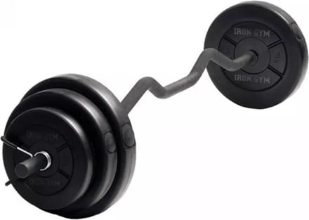 Iron - Gym - Aanpasbare - curlstang - set - 23 - kg - IRG033