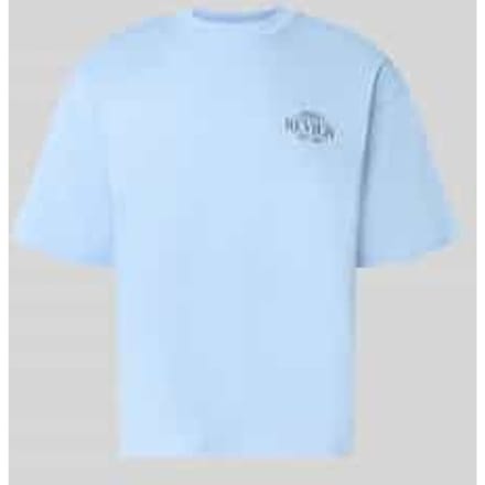 Regular fit t-shirt van puur katoen met print op de achterkant