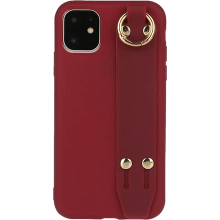Comfycase iPhone 12 Mini Strap Holder Case Rood