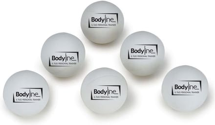 Set van 6 Tafeltennisballen Wit - Celluloid Ballen voor Perfecte Rebound
