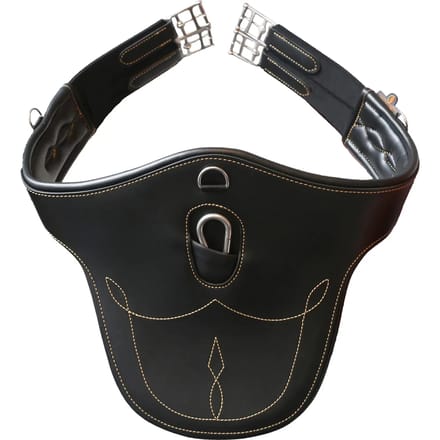 Kentucky Horsewear - Buiklapsingel zwart 120 cm