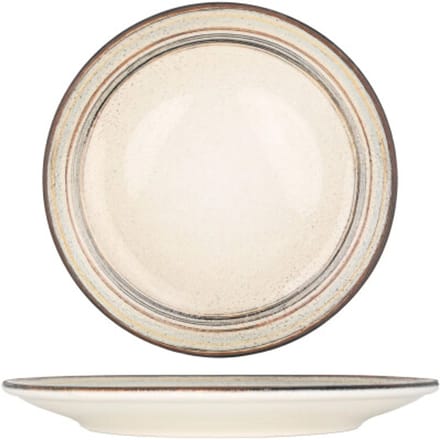Bonna Dinerbord - Cortado - Porselein - 27 cm - set van 6