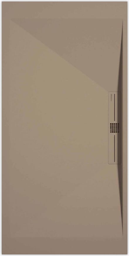 Sanifun douchebak Stone Side Chocolate Slate 1200 x 700 S