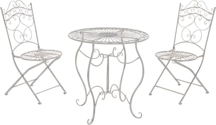 CLP Indra - Bistro set antiek/wit