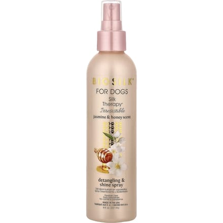 Biosilk Silk Therapy® ontwarrende en glanzende spray voor honden, jasmijn en honing, 237 ml (237 ml) beige