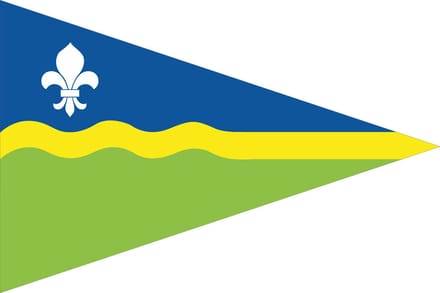 Puntvlag Flevoland 30x45cm