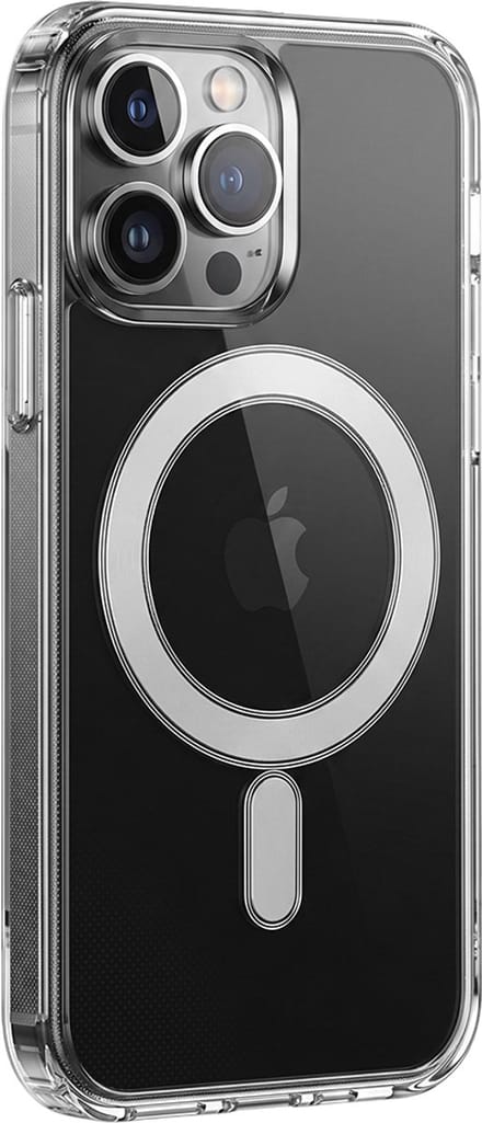 Bigben Connected, Hoesje geschikt voor iPhone 14 Pro - Hybride MagSafe Compatibel, Transparant